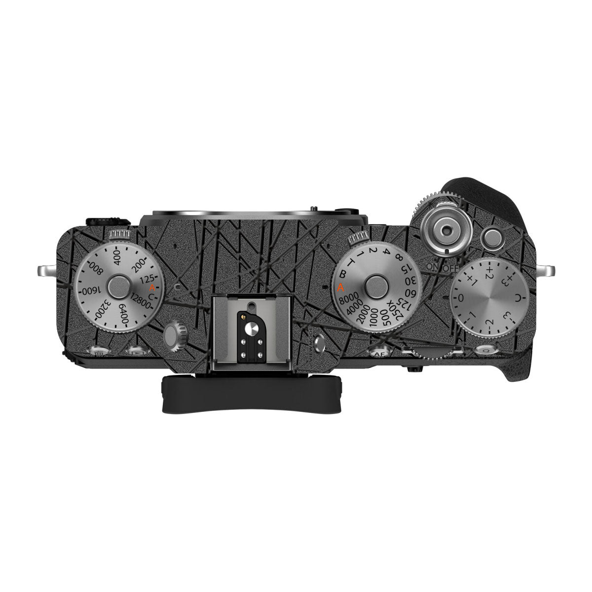 Textured Metallic Steel Grain FujiFilm X-T5 Camera Skin