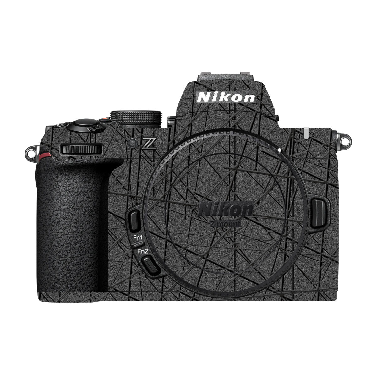 Textured Metallic Steel Grain Nikon Z50 II Camera Skin