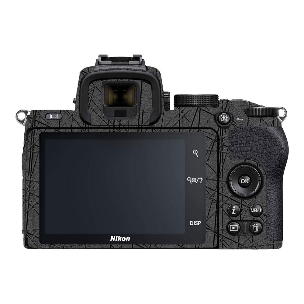 Textured Metallic Steel Grain Nikon Z50 Camera Skin