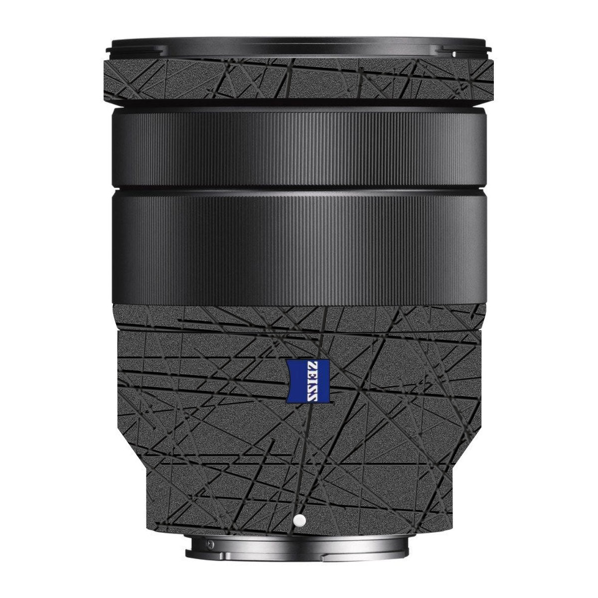 Textured Metallic Steel Grain Sony FE 16-35mm F/4 ZA OSS Camera Lens Skin