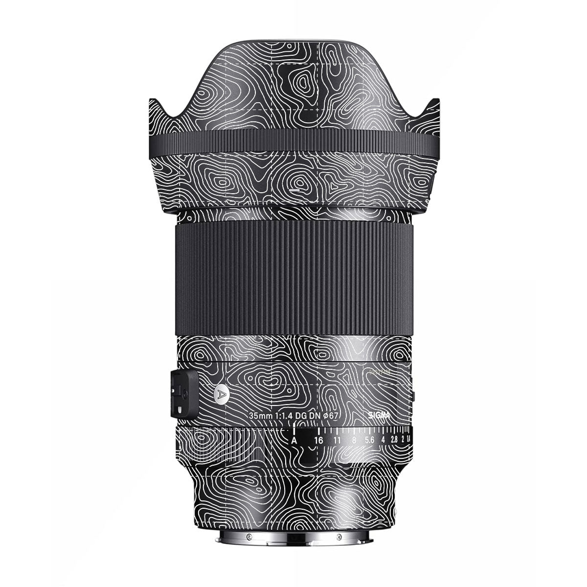 Textured Midnight Slate Sigma 35mm F/1.4 DG DN Art Camera Lens Skin