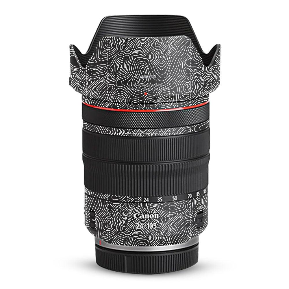 Textured Midnight Slate Canon RF 24–105mm f/4L IS USM Camera Lens Skin