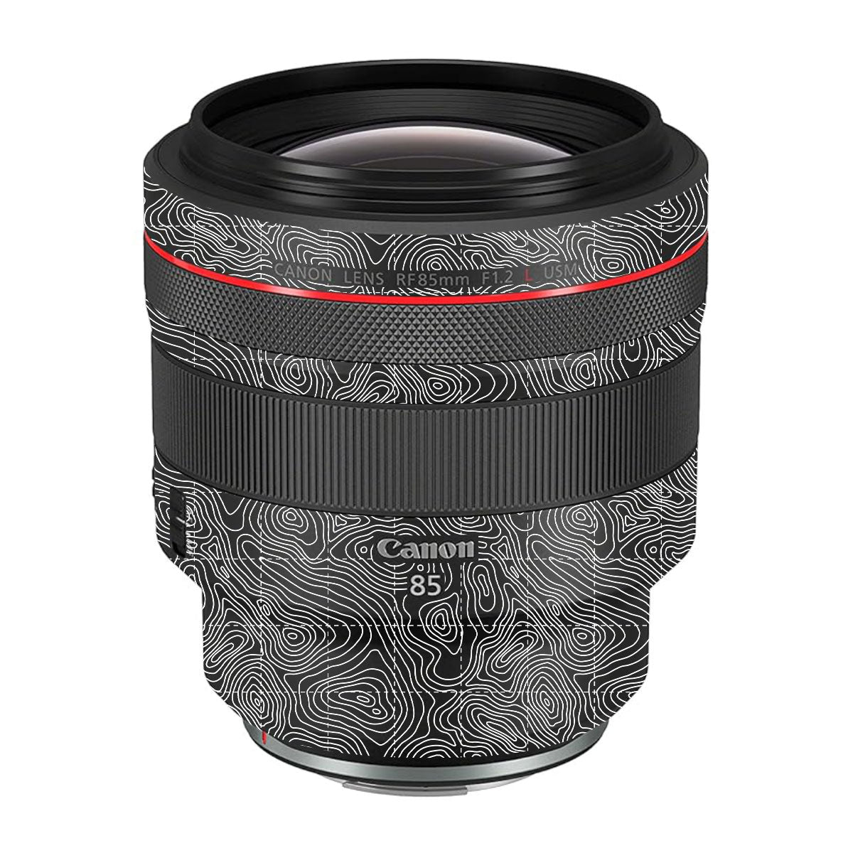 Textured Midnight Slate Canon RF 85mm F/1.2L USM Camera Lens Skin