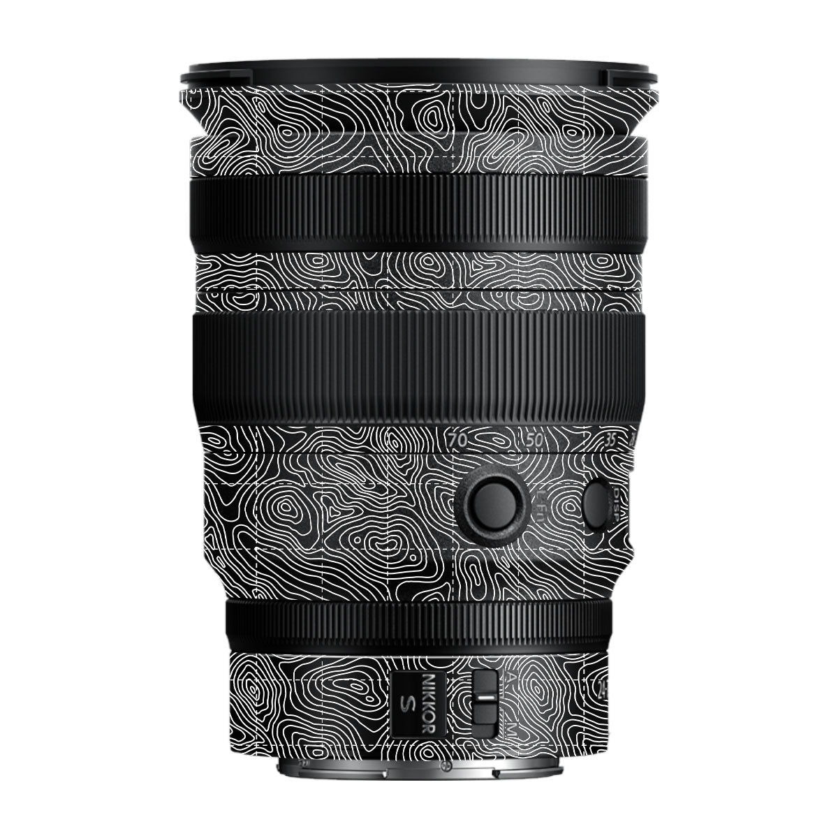 Textured Midnight Slate Nikon Nikkor Z 24-70MM F/2.8 S Camera Lens Skin