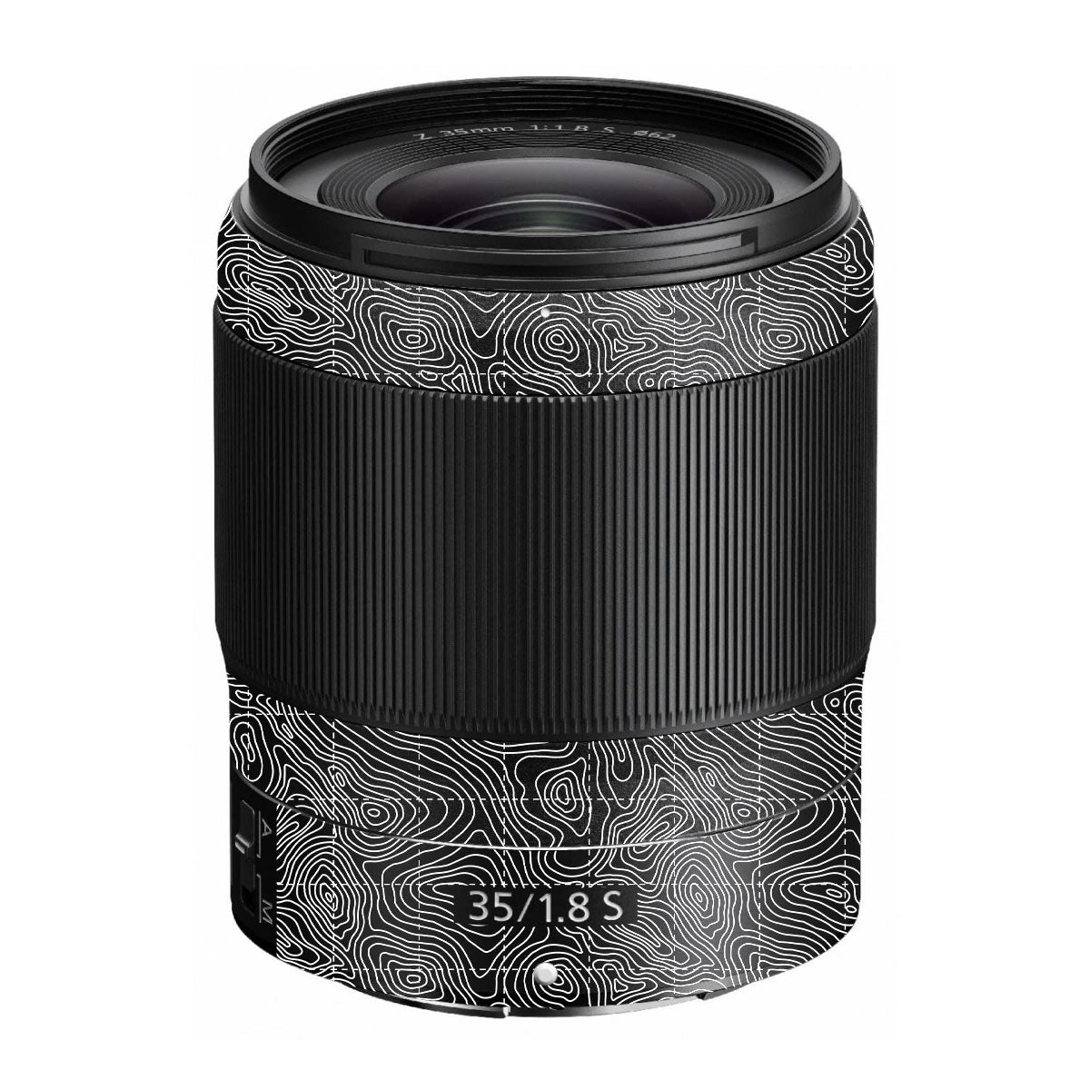Textured Midnight Slate Nikon Nikkor Z 35mm F/1.8 S Camera Lens Skin