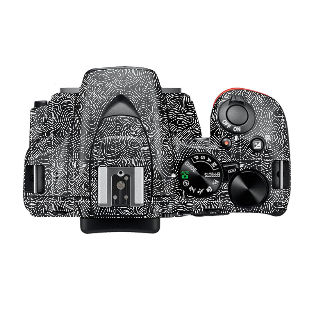Textured Midnight Slate Nikon D3500 Camera Skin