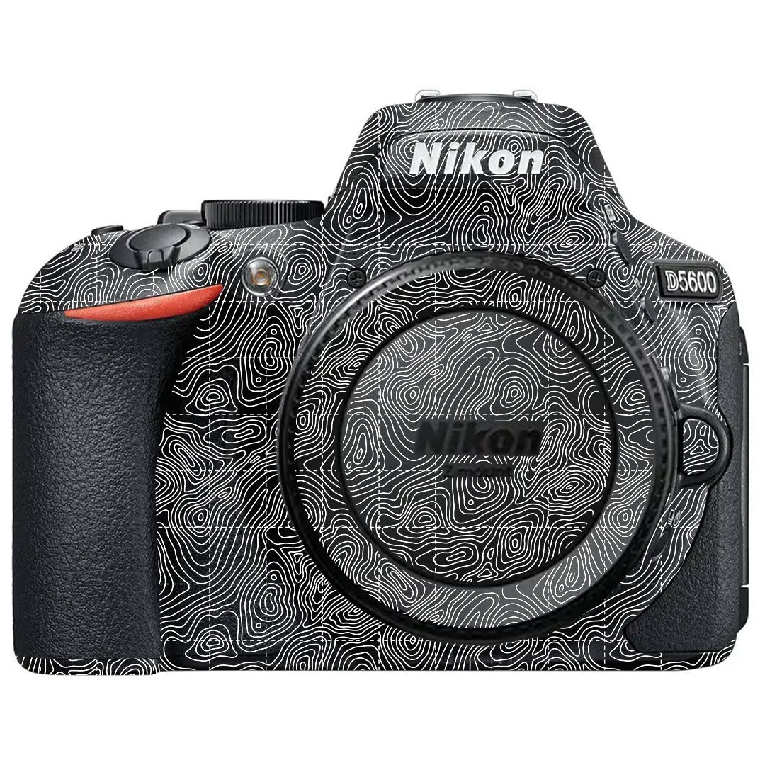 Textured Midnight Slate Nikon D5600 Camera Skin