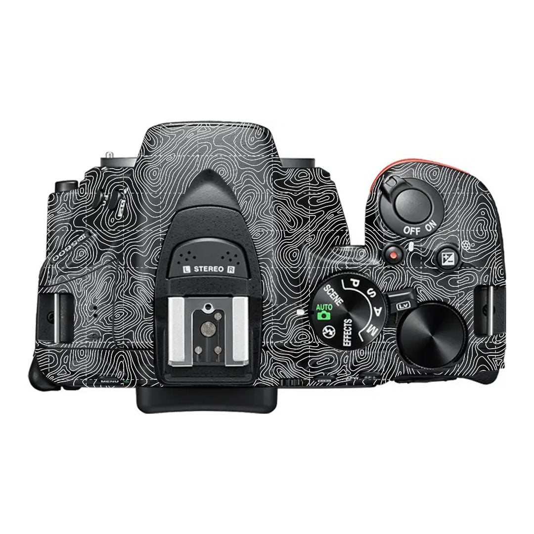 Textured Midnight Slate Nikon D5600 Camera Skin