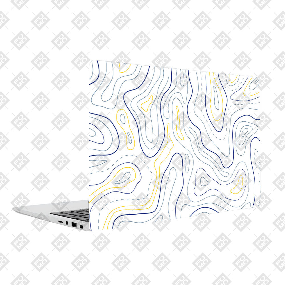 Minimalist Colorful Contours Samsung Galaxy Book 4 15.6 Laptop Skin