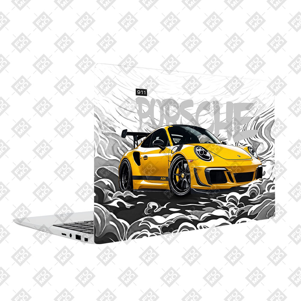 Yellow Sports Coupe Samsung Galaxy Book 4 15.6 Laptop Skin