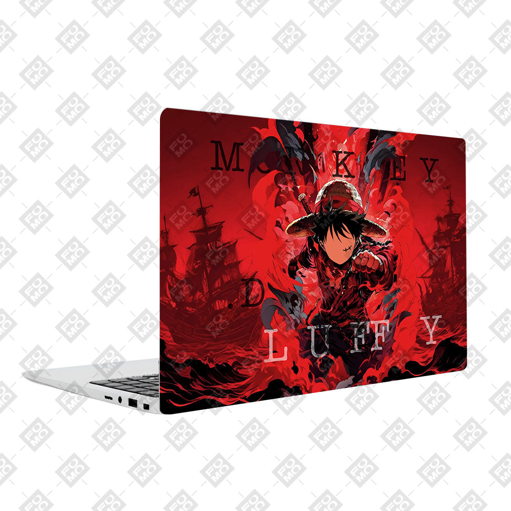 Crimson Anime Pirate Samsung Galaxy Book 4 15.6 Laptop Skin