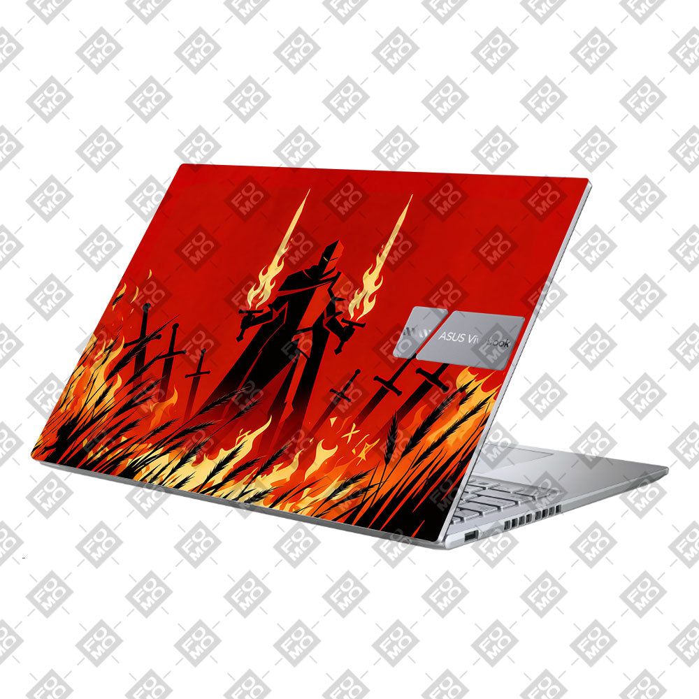 Knight of Flames Asus Vivobook 16 X1605V 3D Laptop Skin