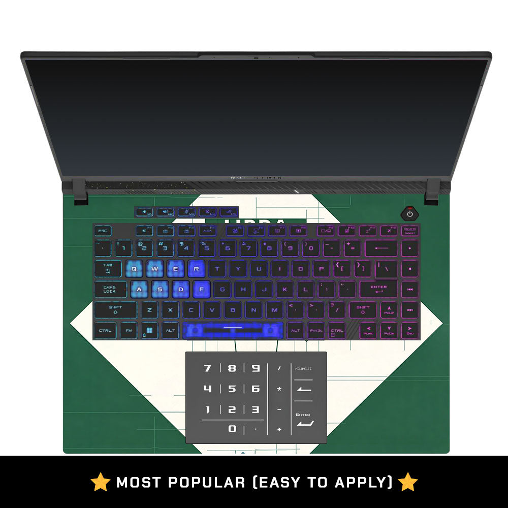 Libra Flat White Asus ROG Strix G16 G614 3D Laptop Skin