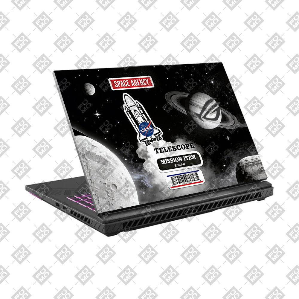 Space Mission NASA Asus ROG Strix G16 G614 3D Laptop Skin