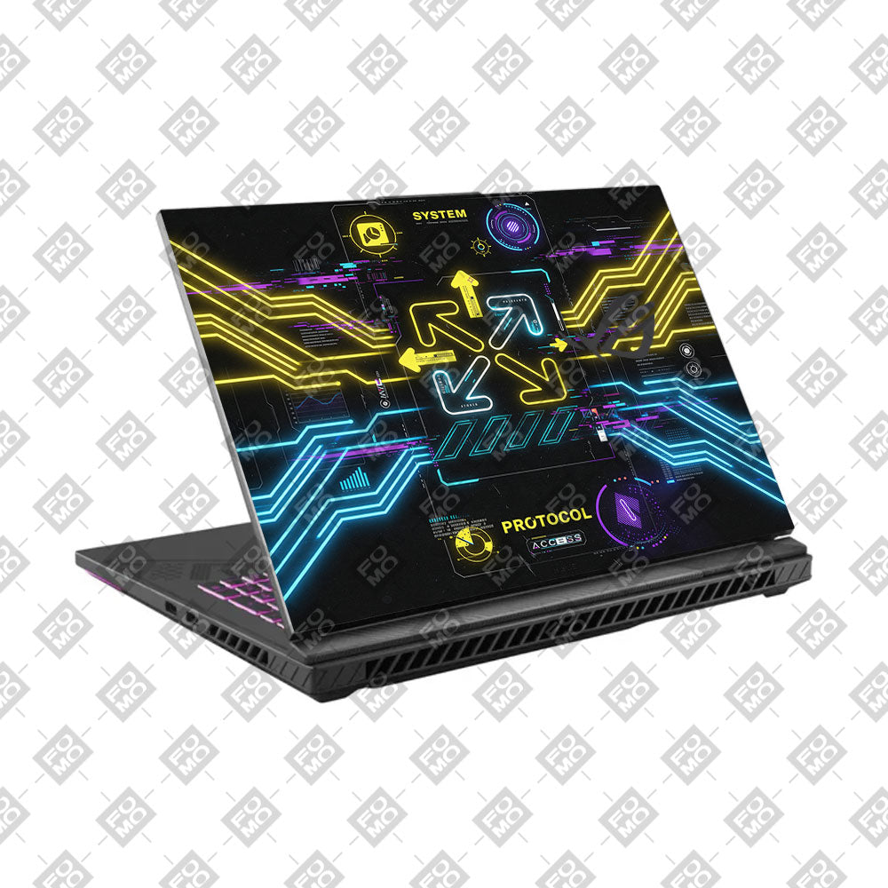System Protocol Asus ROG Strix G16 G614 3D Laptop Skin