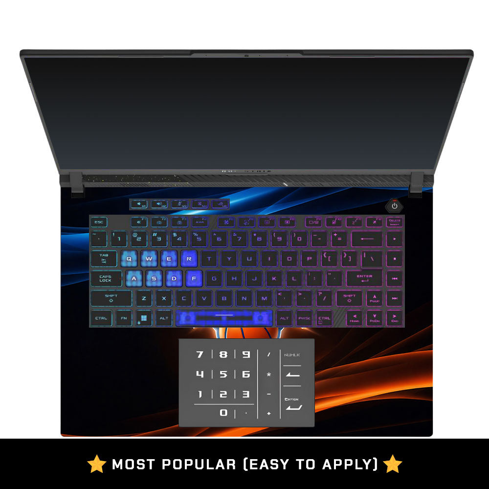 City Court Glow Asus ROG Strix G16 G614 3D Laptop Skin