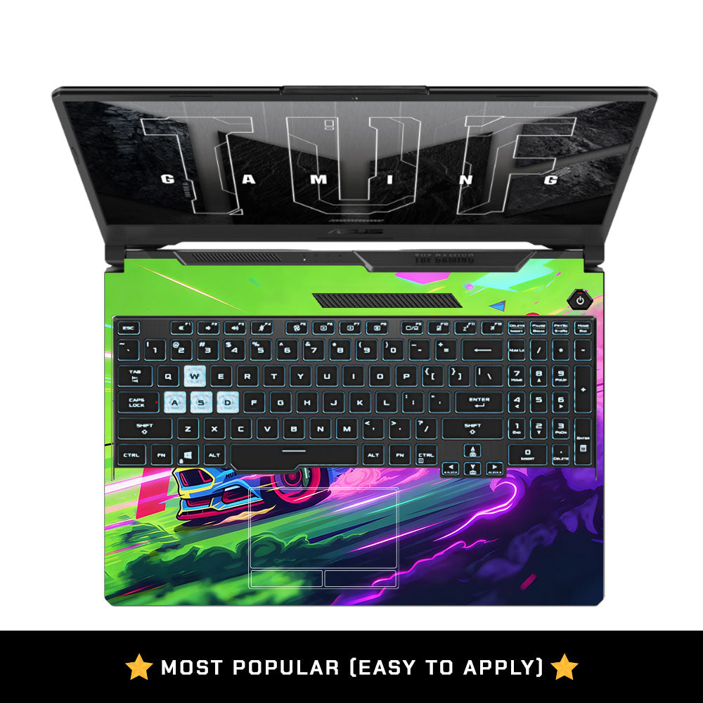 Muscle Car Legacy Asus TUF F15 FX506 & A15 FA506 3D Laptop Skin