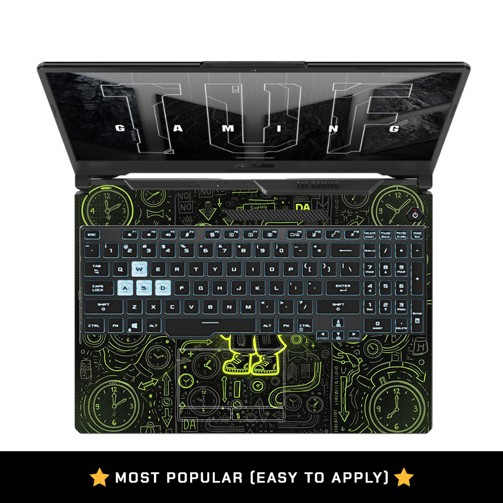 Watch Dog Alert Asus TUF F15 FX506 & A15 FA506 3D Laptop Skin