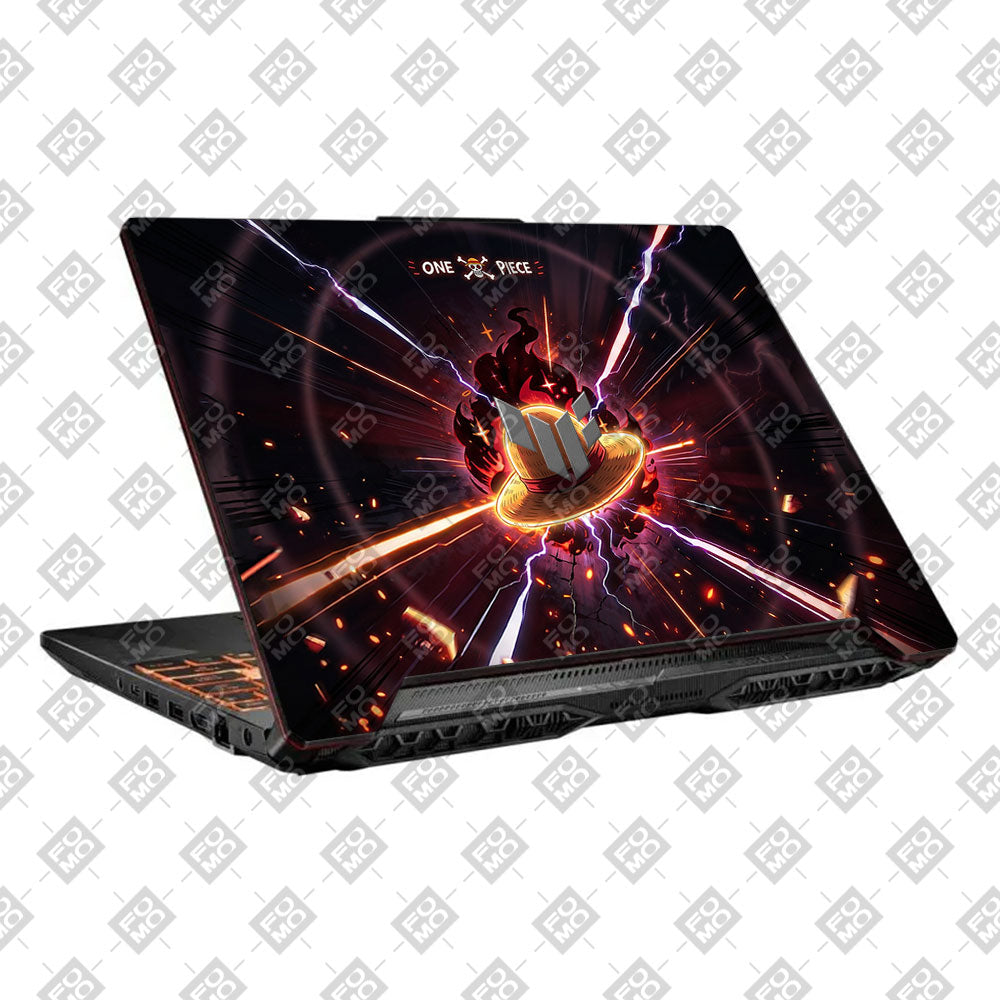 Flaming Pirate Hat Asus TUF F15 FX506 & A15 FA506 3D Laptop Skin