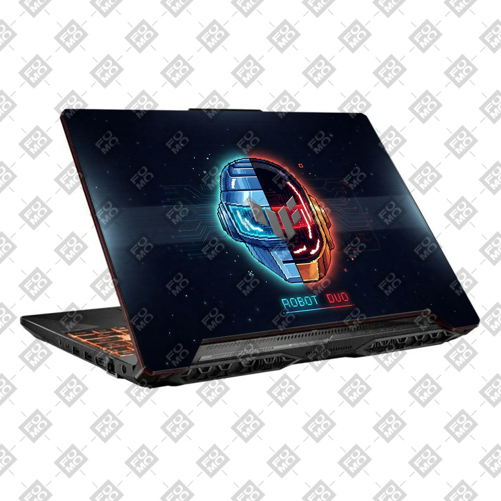 Robot Duo Asus TUF F15 FX506 & A15 FA506 3D Laptop Skin