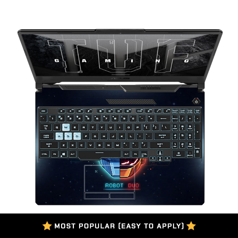 Robot Duo Asus TUF F15 FX506 & A15 FA506 3D Laptop Skin