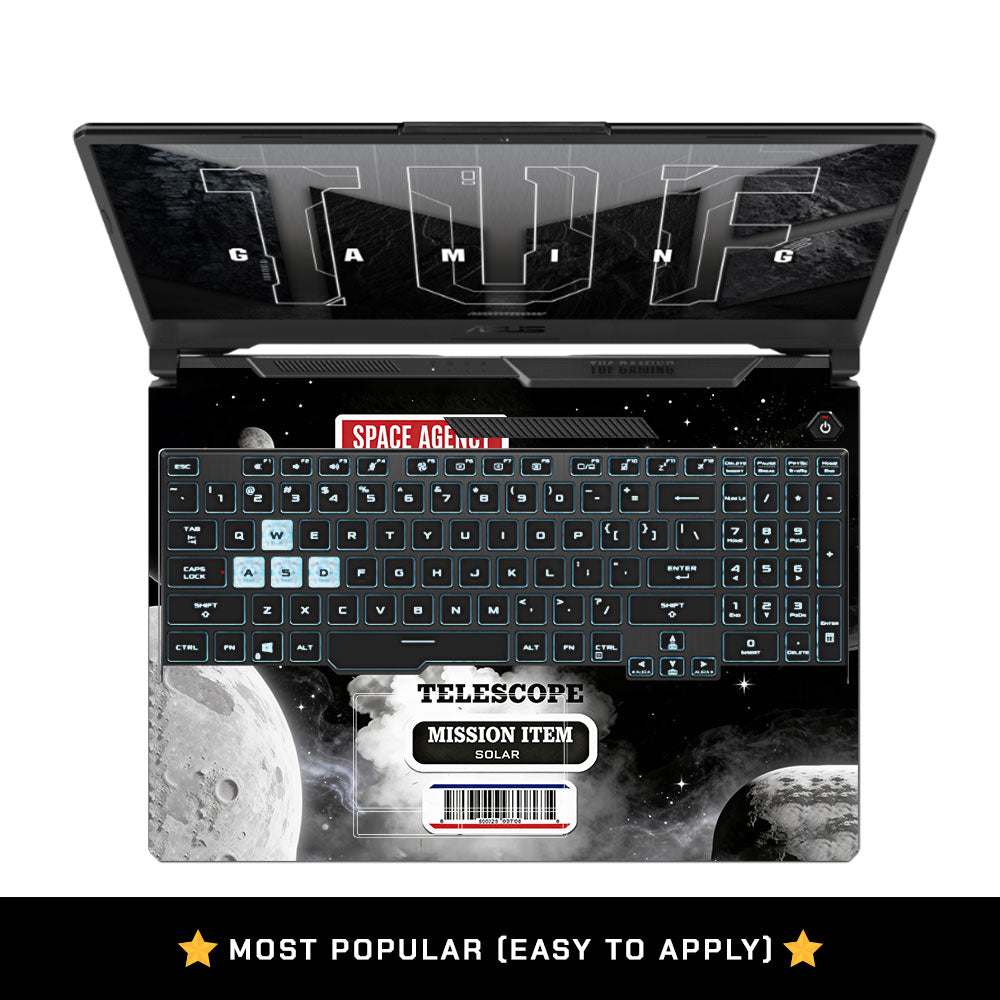 Space Mission NASA Asus TUF F15 FX506 & A15 FA506 3D Laptop Skin