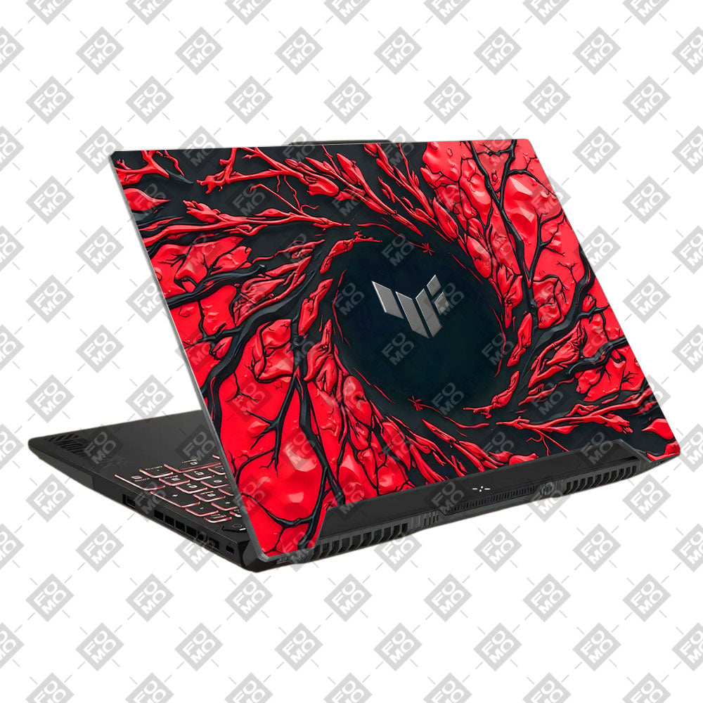 Red Web Hero Asus TUF F15 FX507 & A15 FA507 3D Laptop Skin