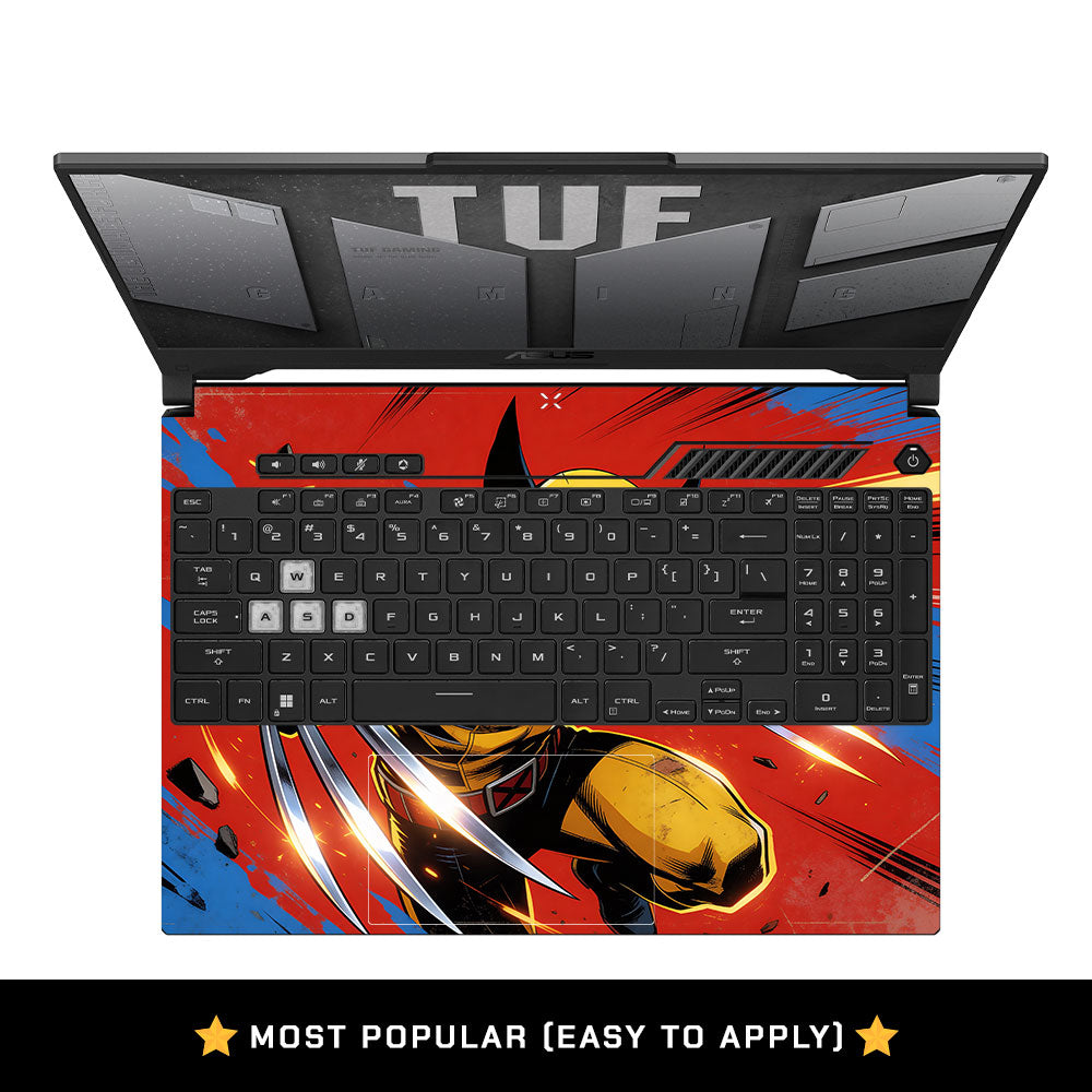 Claw Comic Hero Asus TUF F15 FX507 & A15 FA507 3D Laptop Skin