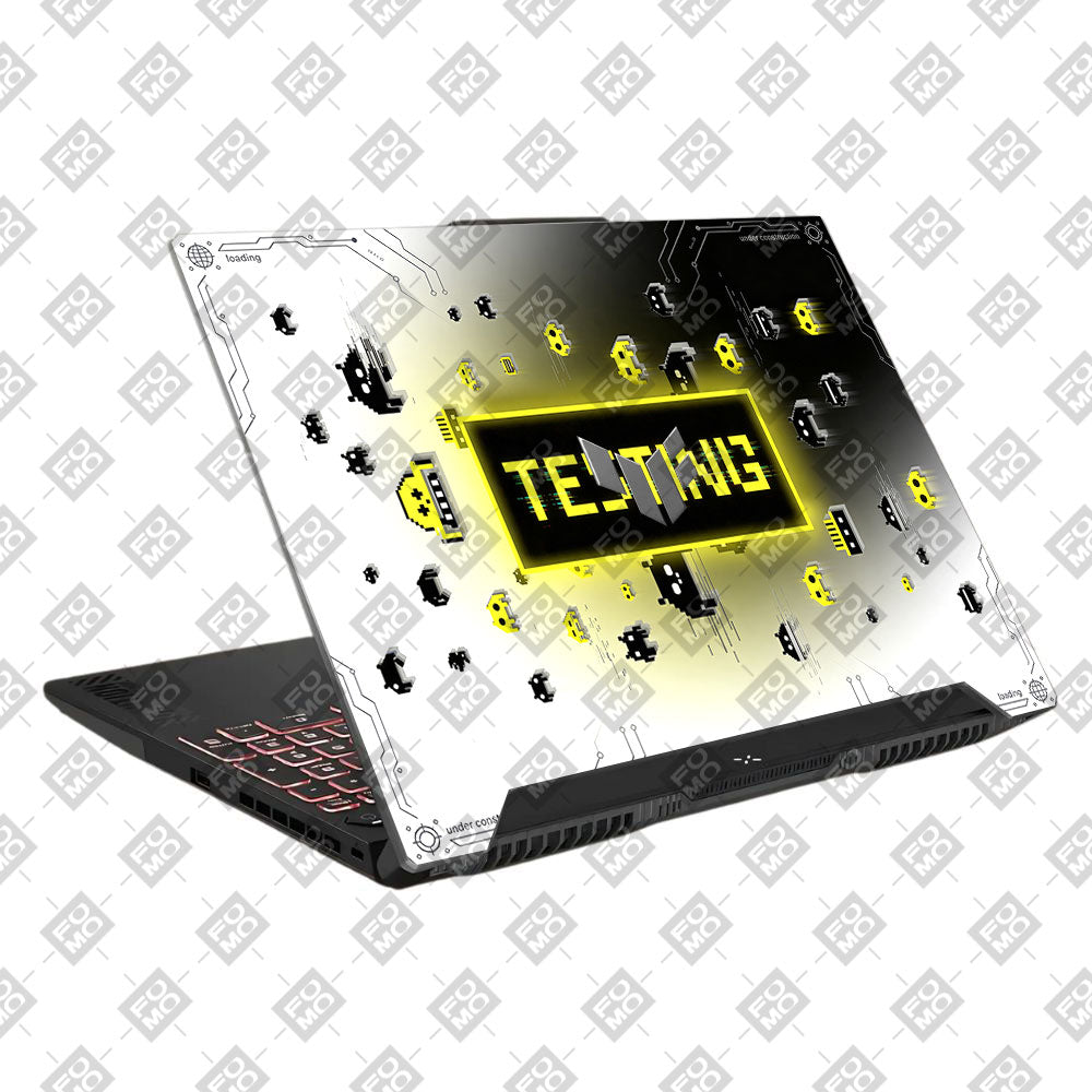Testing Under Attack Asus TUF F15 FX507 & A15 FA507 3D Laptop Skin