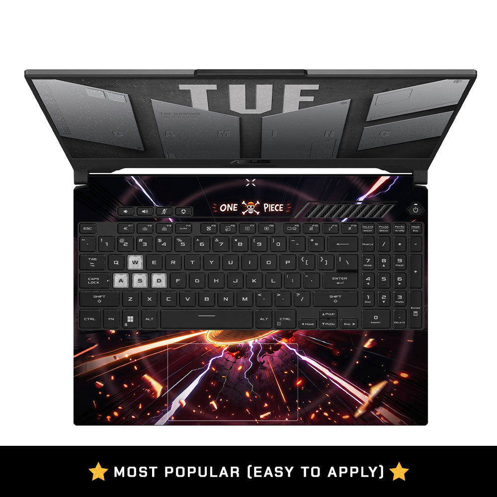 Flaming Pirate Hat Asus TUF F15 FX507 & A15 FA507 3D Laptop Skin
