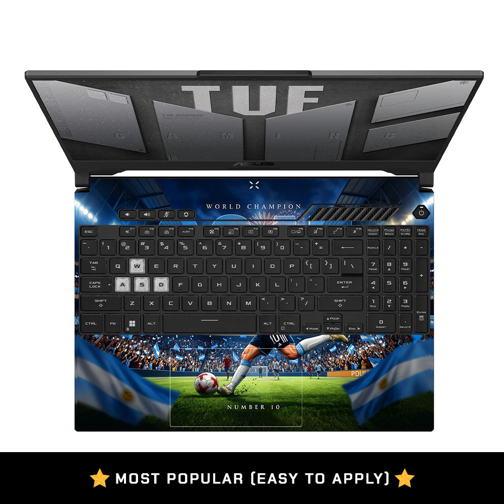 World Champion Energy Asus TUF F15 FX507 & A15 FA507 3D Laptop Skin