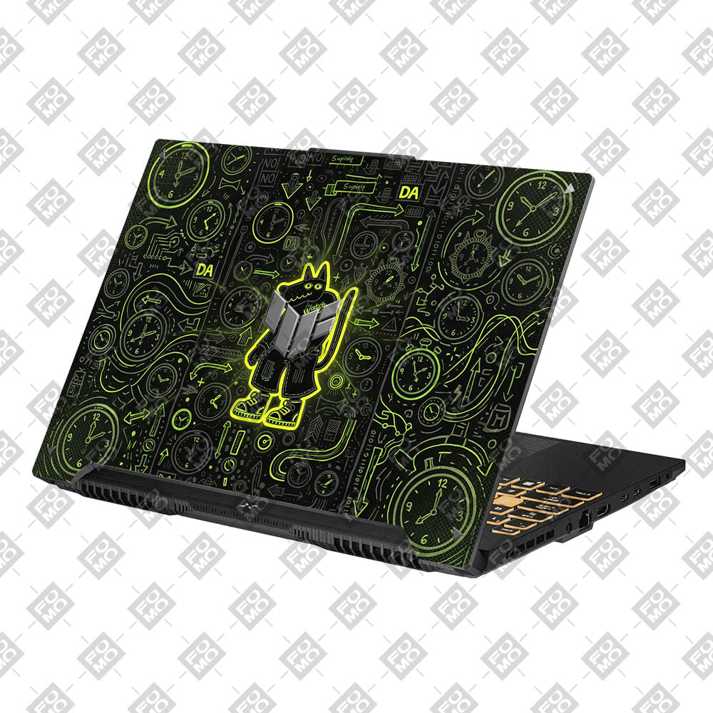 Watch Dog Alert Asus TUF Gaming F16 3D Laptop Skin