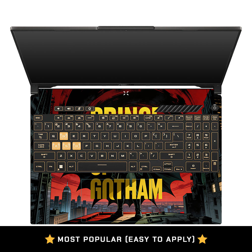 Dark City Prince Asus TUF Gaming F16 3D Laptop Skin