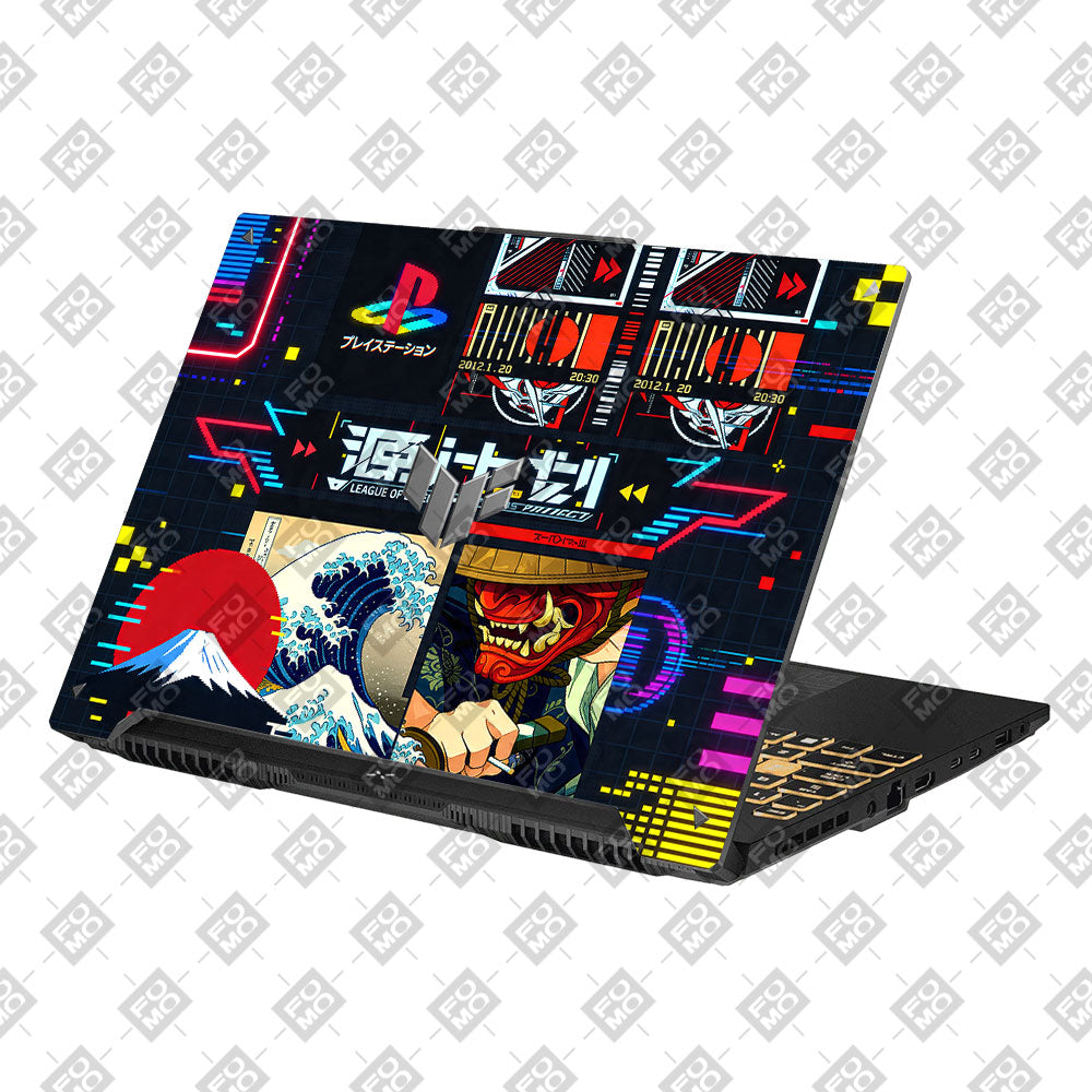 Retro Console Gaming Asus TUF Gaming F16 3D Laptop Skin