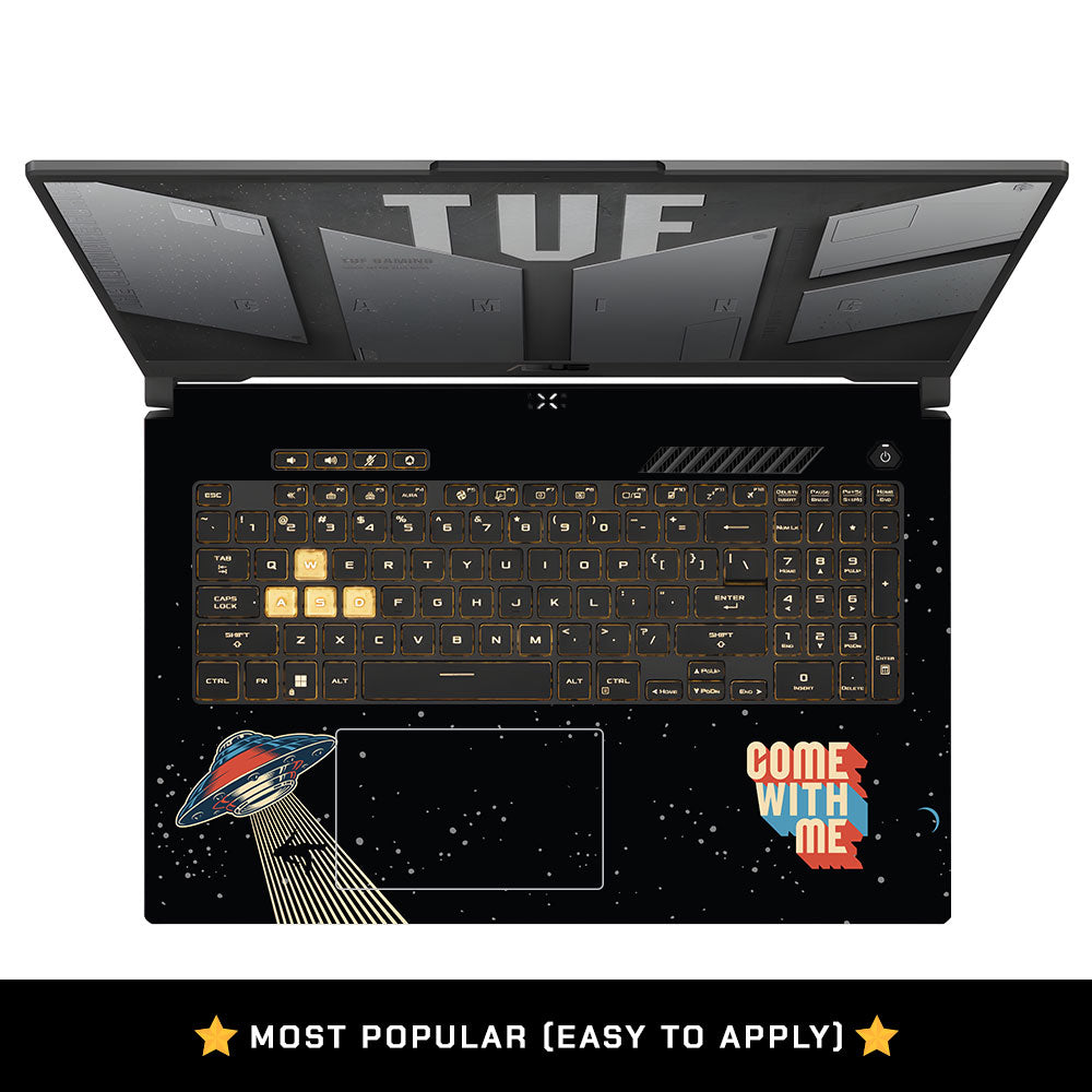 Come with Me Asus TUF Gaming F17 FX707Z 3D Laptop Skin
