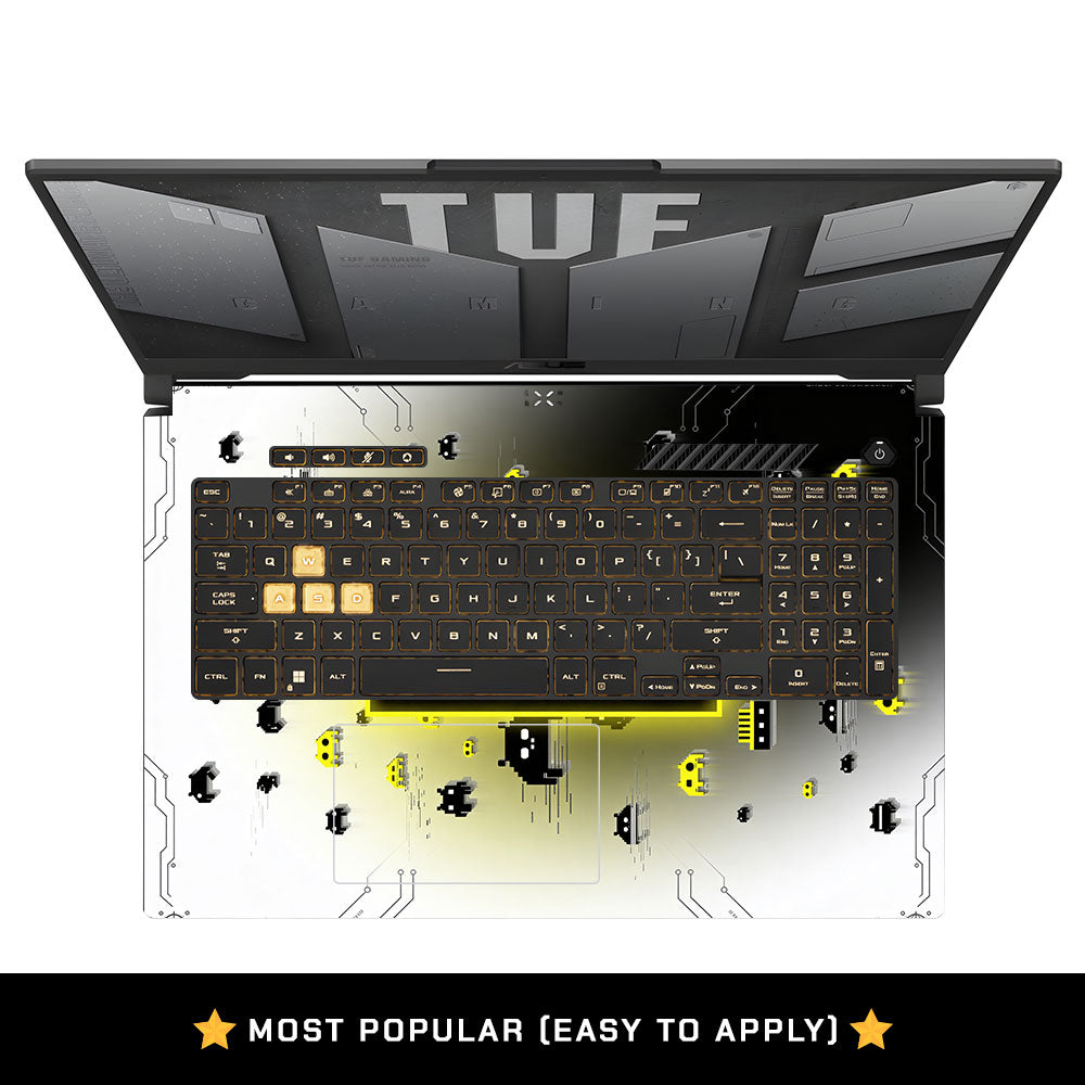 Testing Under Attack Asus TUF Gaming F17 FX707Z 3D Laptop Skin