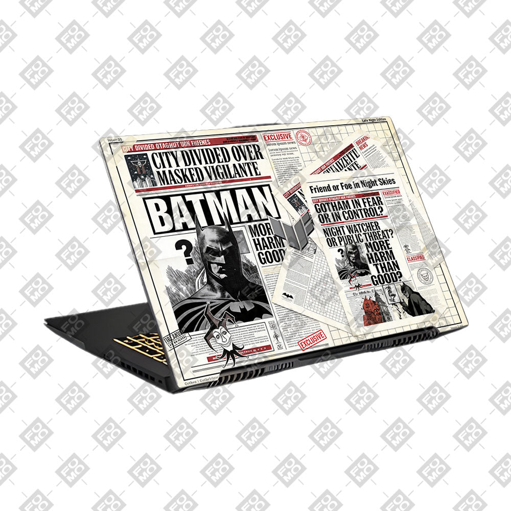 Dark City Vigilante Asus TUF Gaming F17 FX707Z 3D Laptop Skin