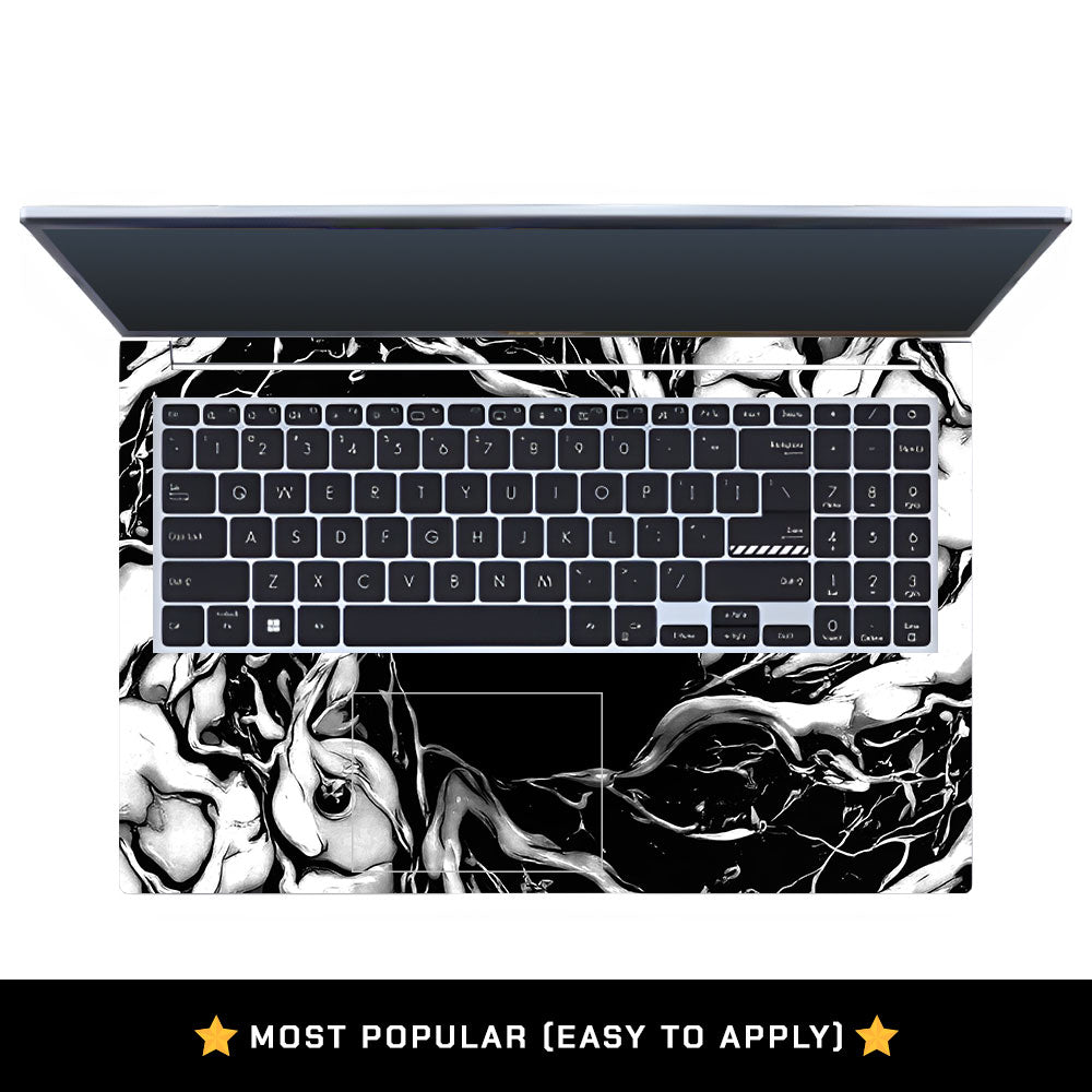 Black Web Hero Asus Vivobook 15 X1502VA 3D Laptop Skin