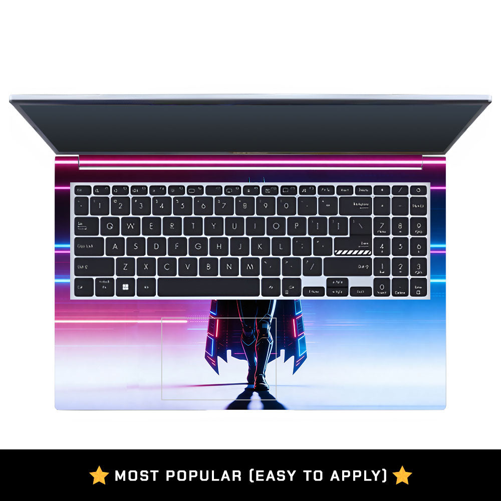 Neon Superhero Streaks Asus Vivobook 15 X1502VA 3D Laptop Skin