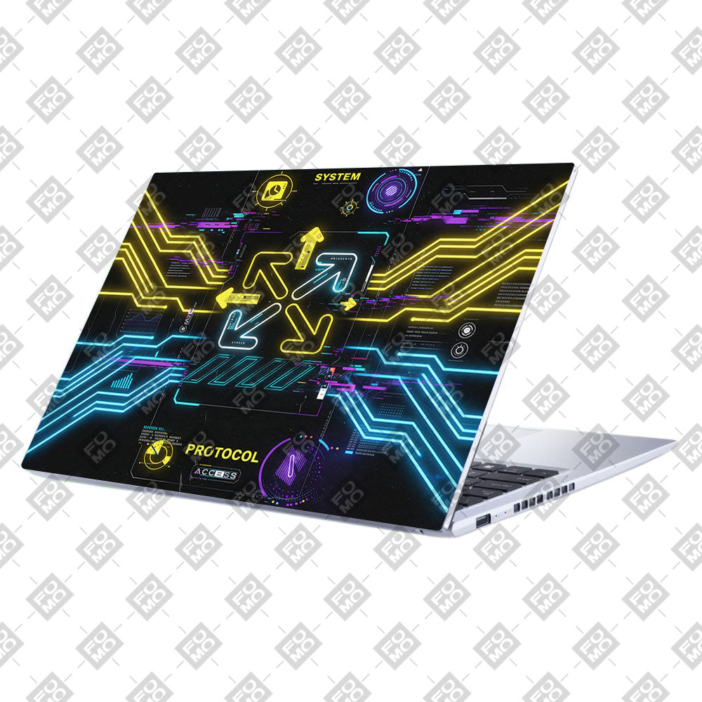 System Protocol Asus Vivobook 15 X1502ZA 3D Laptop Skin