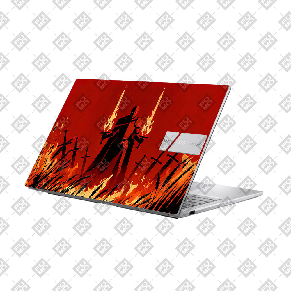 Knight of Flames Asus Vivobook 15 X1504ZA 3D Laptop Skin