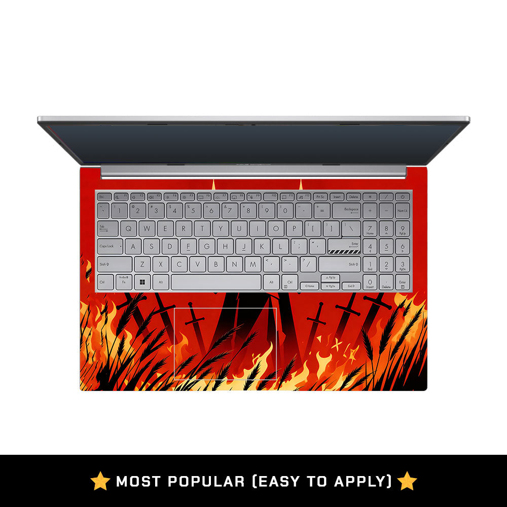 Knight of Flames Asus Vivobook 15 X1504ZA 3D Laptop Skin