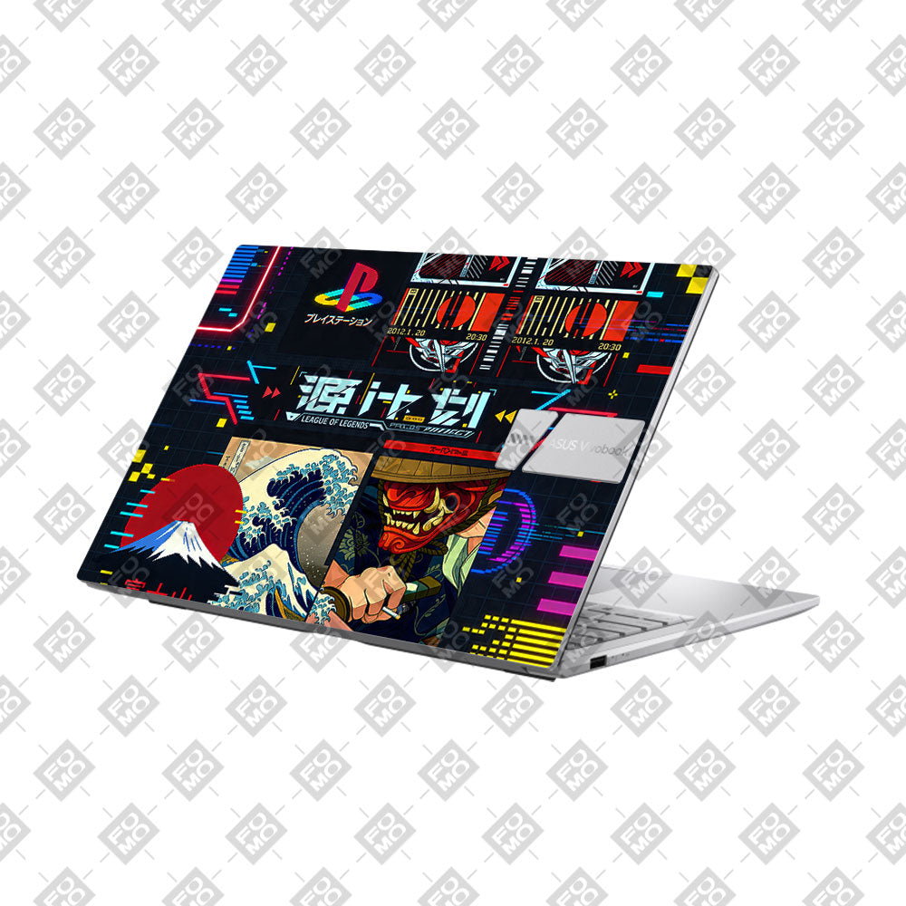 Retro Console Gaming Asus Vivobook 15 X1504ZA 3D Laptop Skin