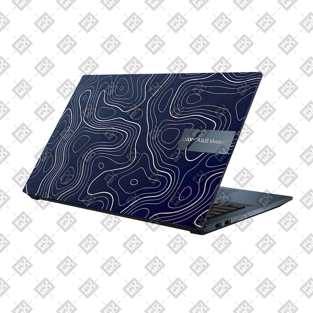 Fluid Lines Design Asus Vivobook Pro 15 M6500QC & M6500QH 3D Laptop Skin