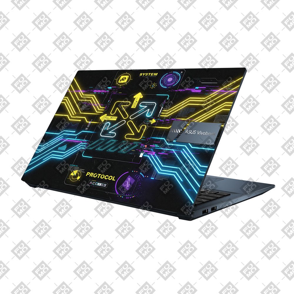 System Protocol Asus Vivobook Pro 15 M6500QC & M6500QH 3D Laptop Skin