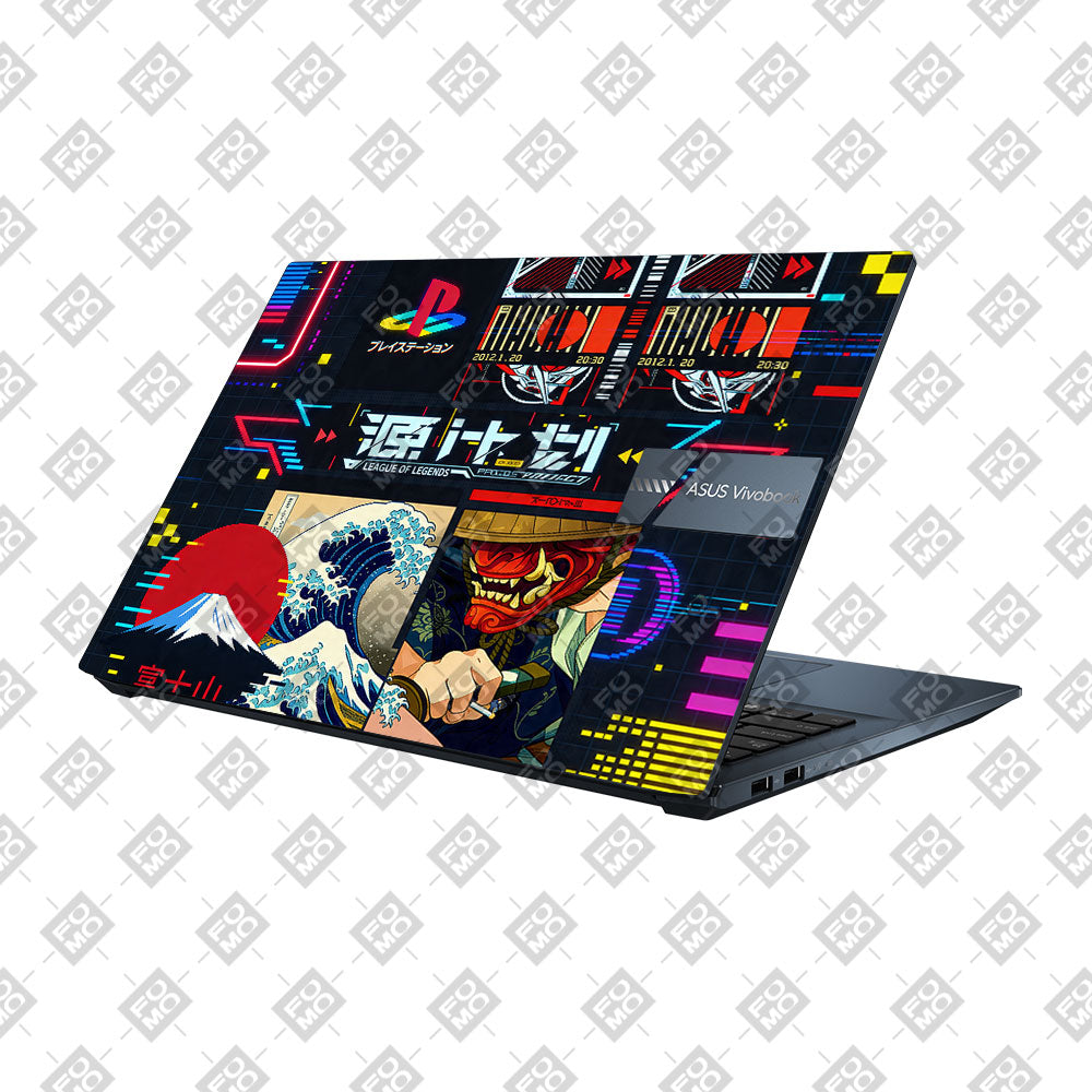 Retro Console Gaming Asus Vivobook Pro 15 M6500QC & M6500QH 3D Laptop Skin