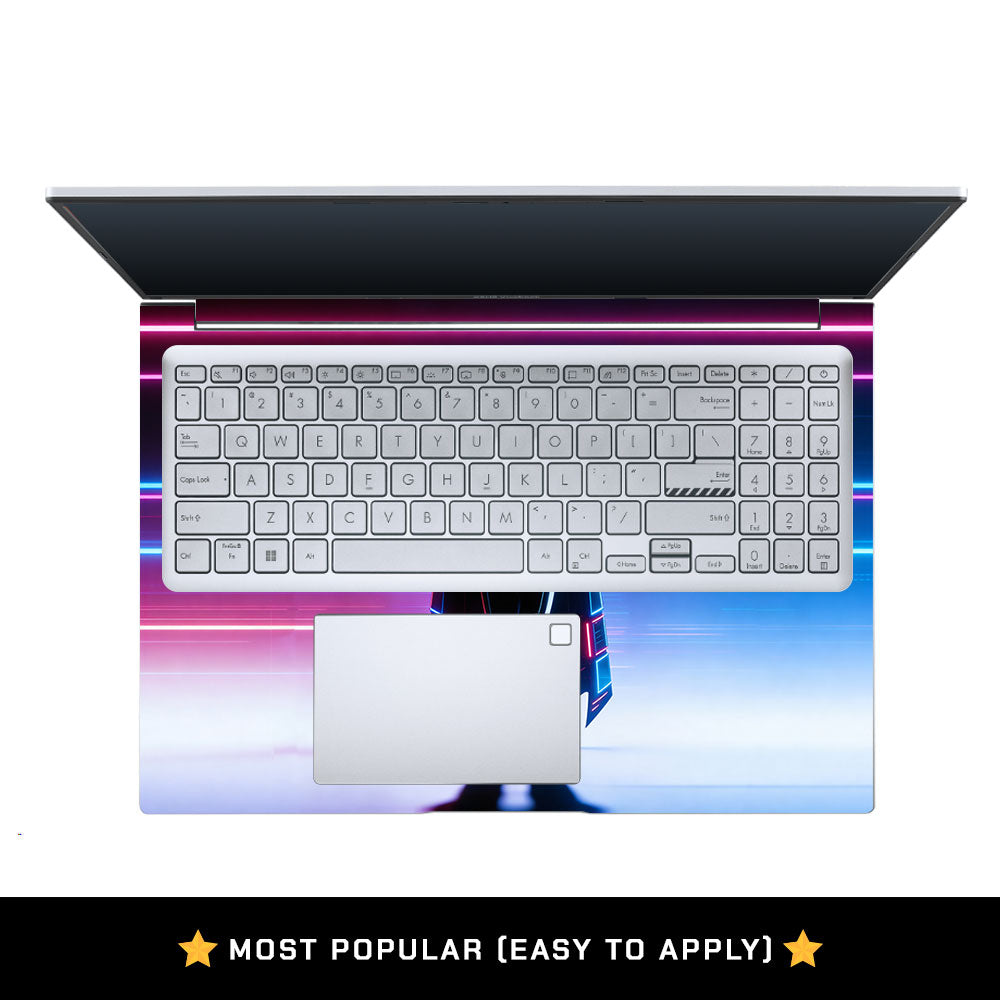 Neon Superhero Streaks Asus Vivobook X1605ZA 3D Laptop Skin