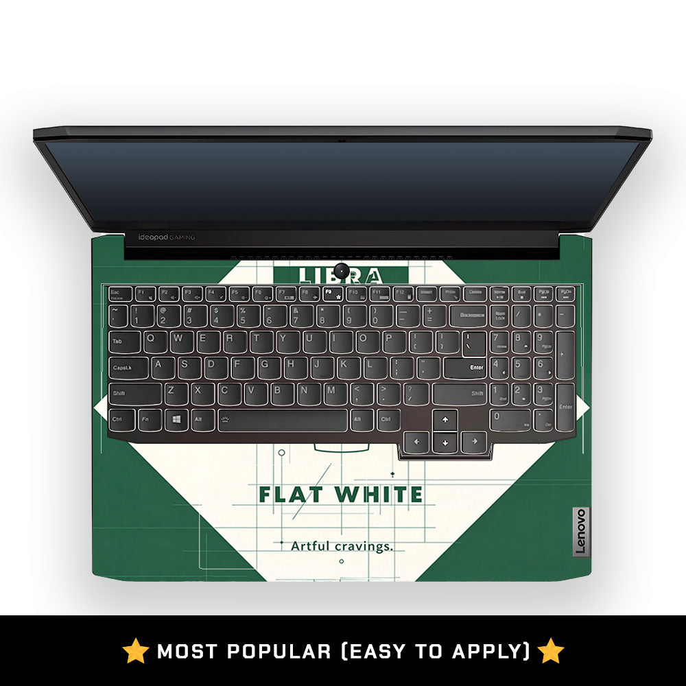 Libra Flat White Lenovo IdeaPad Gaming 3 15ACH6 and 15IHU6 3D Laptop Skin