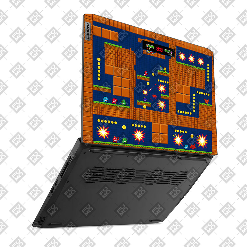Pixelated Retro Arcade Lenovo IdeaPad Gaming 3 15ACH6 and 15IHU6 3D Laptop Skin