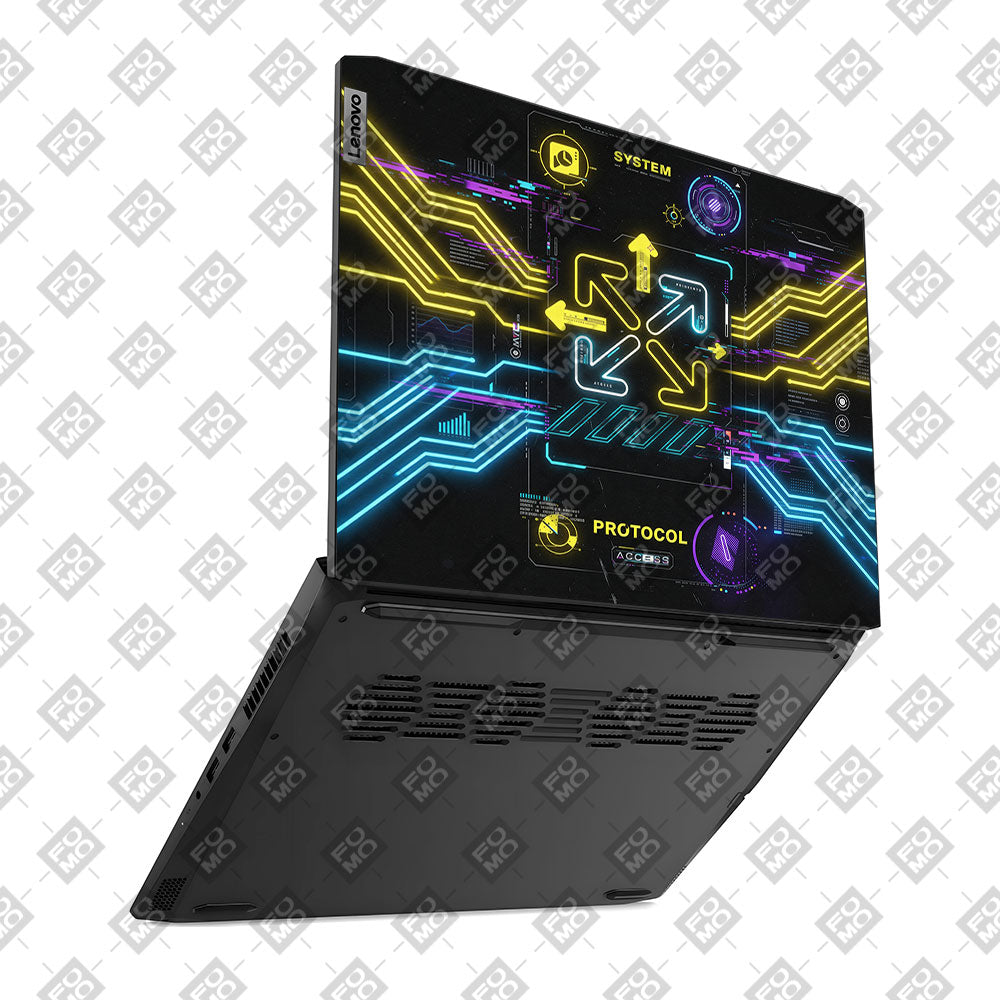 System Protocol Lenovo IdeaPad Gaming 3 15ACH6 and 15IHU6 3D Laptop Skin
